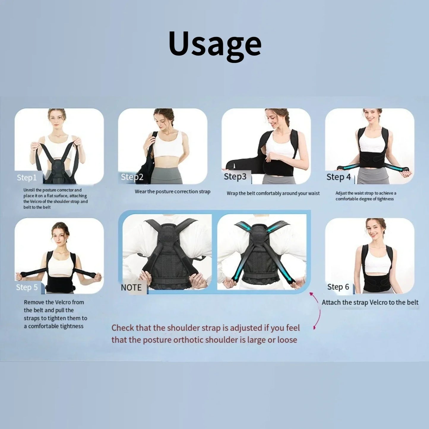 Transform Your Posture with Our Adjustable Posture Corrector - Ultimate Back Support for Men and Women, Lightweight and Invisible for All-Day Comfort