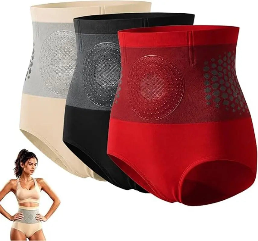 3-Pack 4-In-1 Compression Sweat Shorts for Women – High-Waist Yoga Pants, Breathable Firming Tummy Control Shapewear for Workout & Daily Wear