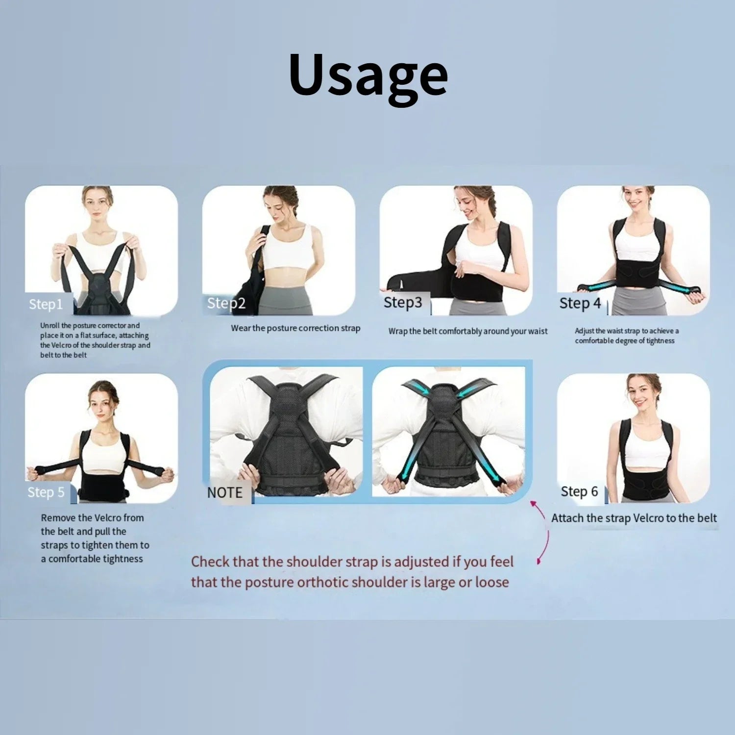Transform Your Posture with Our Adjustable Posture Corrector - Ultimate Back Support for Men and Women, Lightweight and Invisible for All-Day Comfort